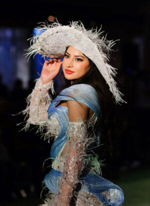 Romantic Tulle Wedding Dress with Slit – AtousaAtelier2